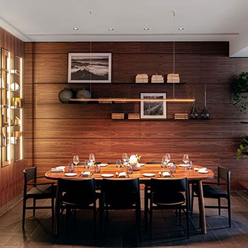 Porro - Lo charme del design italiano firmato Porro nel nuovo ristorante Toscana Divino di Miami