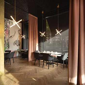 Porro, image:contract_immagini - Porro Spa - 瓦伦西亚新的Baobab餐厅使用了Porro