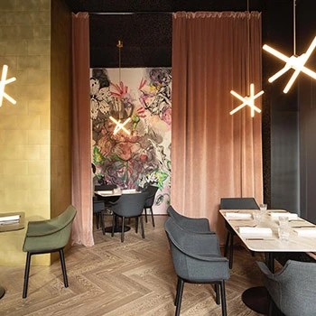 Porro, image:contract_immagini - Porro Spa - 瓦伦西亚新的Baobab餐厅使用了Porro