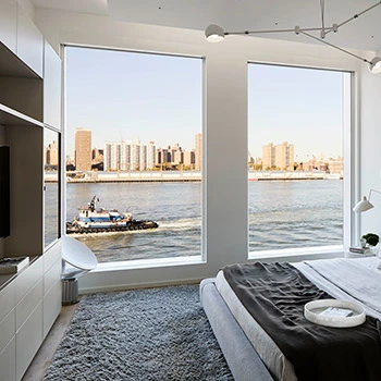 Porro, image:contract_immagini - Porro Spa - Il design Porro in un appartamento fronte acqua a New York