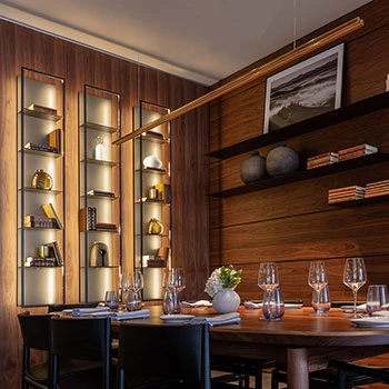 Porro, image:contract_immagini - Porro Spa - The charm of Italian design signed by Porro in the new Toscana Divino restaurant in Miami