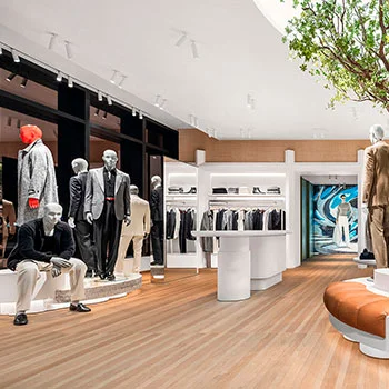 Porro, image:contract_immagini - Porro Spa - Porro design for the new Suitsupply Miami Brickell