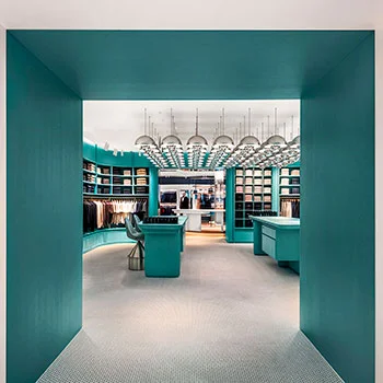 Porro, image:contract_immagini - Porro Spa - Porro design for the new Suitsupply Miami Brickell