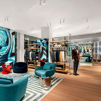 Porro, image:contract_immagini - Porro Spa - Porro design for the new Suitsupply Miami Brickell