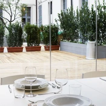 Porro, image:contract_immagini - Porro Spa - Neve Chairs, Fractal tables