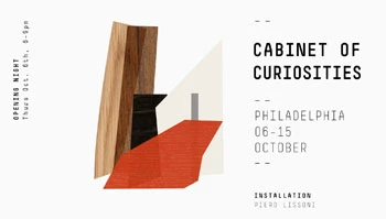 Porro - “CABINET OF CURIOSITIES” IN PHILADELPHIA FOR THE DESIGN WEEK