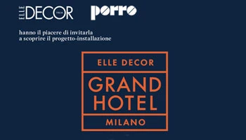 Porro - Porro inside the Piero Lissoni’s Hotel Particulier - Invitation