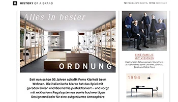 Porro - Porro history on H.O.M.E. Germany