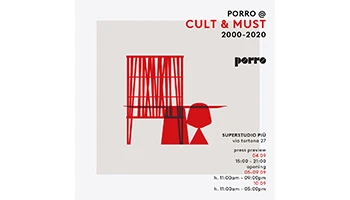 Porro - PORRO @ SUPERDESIGN SHOW - CULT&MUST - PREVIEW