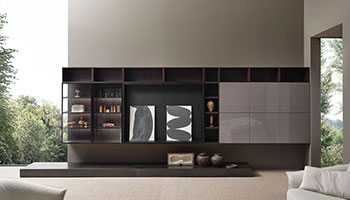 Porro - Modern cabinet collection, designed by P. Lissoni + CRS Porro
