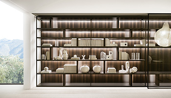 Porro - Librerie e pareti attrezzate System HT, Design Piero Lissoni + CRS Porro / Aggiornamento 2024