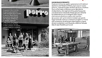 Porro - Porro’s 100 Years in F Magazine and Casaviva Spain