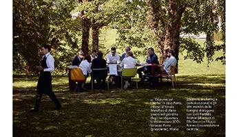 Porro - Elle Decor Italia has breakfast at Porro