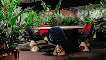 Porro - Porro takes center stage in the Art Basel Collectors Lounge designed by Salone Del Mobile.Milano