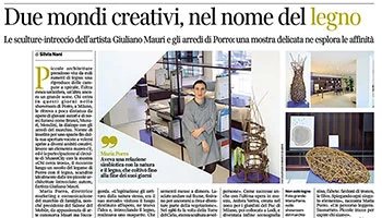 Porro - Due mondi creativi nel nome del legno
