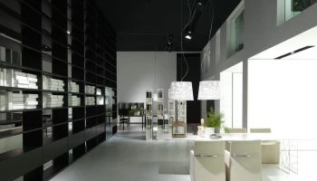 Porro - System: bookcase, containers and equipped walls