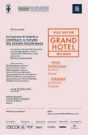 Porro, image:news_immagini - Porro Spa - Porro inside the Piero Lissoni’s Hotel Particulier - Invitation