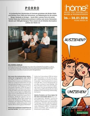 Porro, image:news_immagini - Porro Spa - Porro nell’album di famiglia di H.O.M.E. Germania