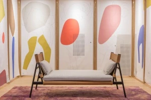 Porro, image:news_immagini - Porro Spa - Traveller in the &ldquo;Ordine Gigante&rdquo; installation by GamFratesi at Cantiere Galli Design in Rome