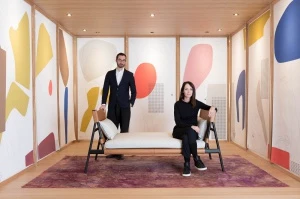 Porro, image:news_immagini - Porro Spa - Traveller in the &ldquo;Ordine Gigante&rdquo; installation by GamFratesi at Cantiere Galli Design in Rome