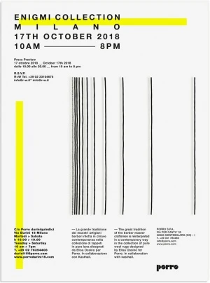 Porro, image:news_immagini - Porro Spa - Enigmi Collection @ Porro Duriniquindici, Milan