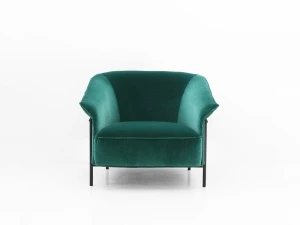 Porro, image:news_immagini - Porro Spa - Kite armchair in green velvet