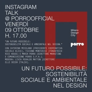 Porro, image:news_immagini - Porro Spa - INSTAGRAM TALK @ PORROOFFICIAL