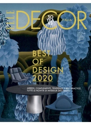 Porro, image:news_immagini - Porro Spa - Il tavolo Materic inox sulla copertina di Elle Decor