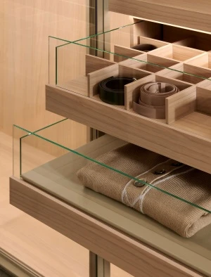 Porro, image:news_immagini - Porro Spa - System of wardrobes and dressign rooms Storage, White Cherry
