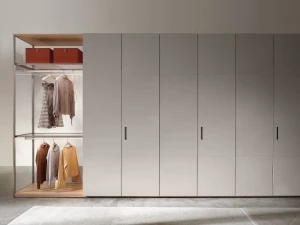 Porro, image:news_immagini - Porro Spa - System of wardrobes and dressign rooms Storage, White Cherry