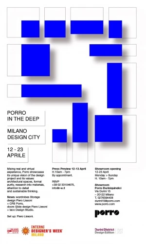 Porro, image:news_immagini - Porro Spa - 12-23.04.2021<br />Porro in the deep