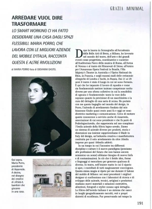 Porro, image:news_immagini - Porro Spa - Maria Porro, president of Assarredo