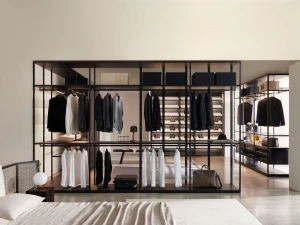 Porro, image:news_immagini - Porro Spa - System of wardrobes and dressign rooms Storage, Black Sugi