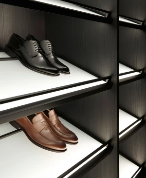 Porro, image:news_immagini - Porro Spa - System of wardrobes and dressign rooms Storage, Black Sugi