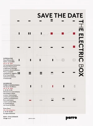 Porro, image:news_immagini - Porro Spa - PORRO @ MILAN DESIGN WEEK<br />THE ELECTRIC BOX