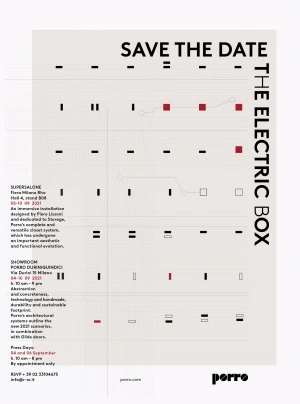 Porro, image:news_immagini - Porro Spa - PORRO @ MILAN DESIGN WEEK<br />THE ELECTRIC BOX