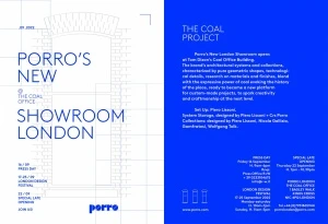 Porro, image:news_immagini - Porro Spa - PORRO’S NEW LONDON SHOWROOM<br />THE COAL PROJECT