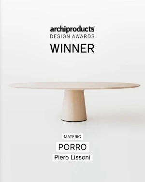 Porro, image:news_immagini - Porro Spa - Materic Ovale table&nbsp;winner of the Archiproducts Design Award 2022