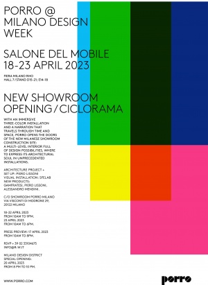 Porro, image:news_immagini - Porro Spa - Porro @ Milano Design Week 2023