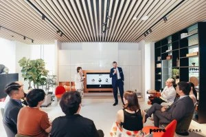 Porro, image:news_immagini - Porro Spa - The Italian Ambassador in China Massimo Ambrosetti and Celine Cho