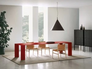 Porro, image:news_immagini - Porro Spa - Metallico table + Voyage chairs