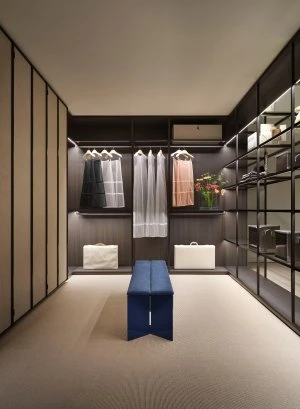 Porro, image:news_immagini - Porro Spa - Bench and consolle Origata, design Nao Tamura 2024