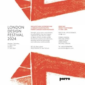 Porro, image:news_immagini - Porro Spa - PREVIEW LONDON DESIGN FESTIVAL 2024