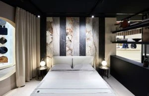 Porro, image:news_immagini - Porro Spa - Porro bed for Marazzi stand at EquipHotel 2024 in Paris
