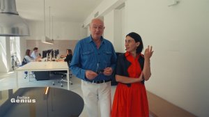 Porro, image:news_immagini - Porro Spa - Maria Porro alongside Piero Lissoni in the Italian Genius episode.
