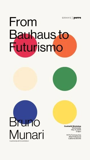 Porro, image:news_immagini - Porro Spa - Porro | Graye - From Bauhaus to Futurismo