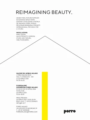 Porro, image:news_immagini - Porro Spa - REIMAGINING BEAUTY.
