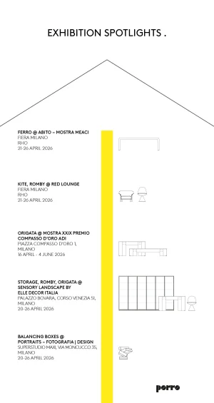 Porro, image:news_immagini - Porro Spa - EXHIBITION SPOTLIGHTS.
