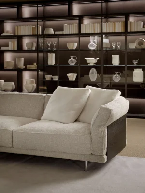 Porro, image:news_immagini - Porro Spa - Biscuit sofa and armchair, Design Piero Lissoni