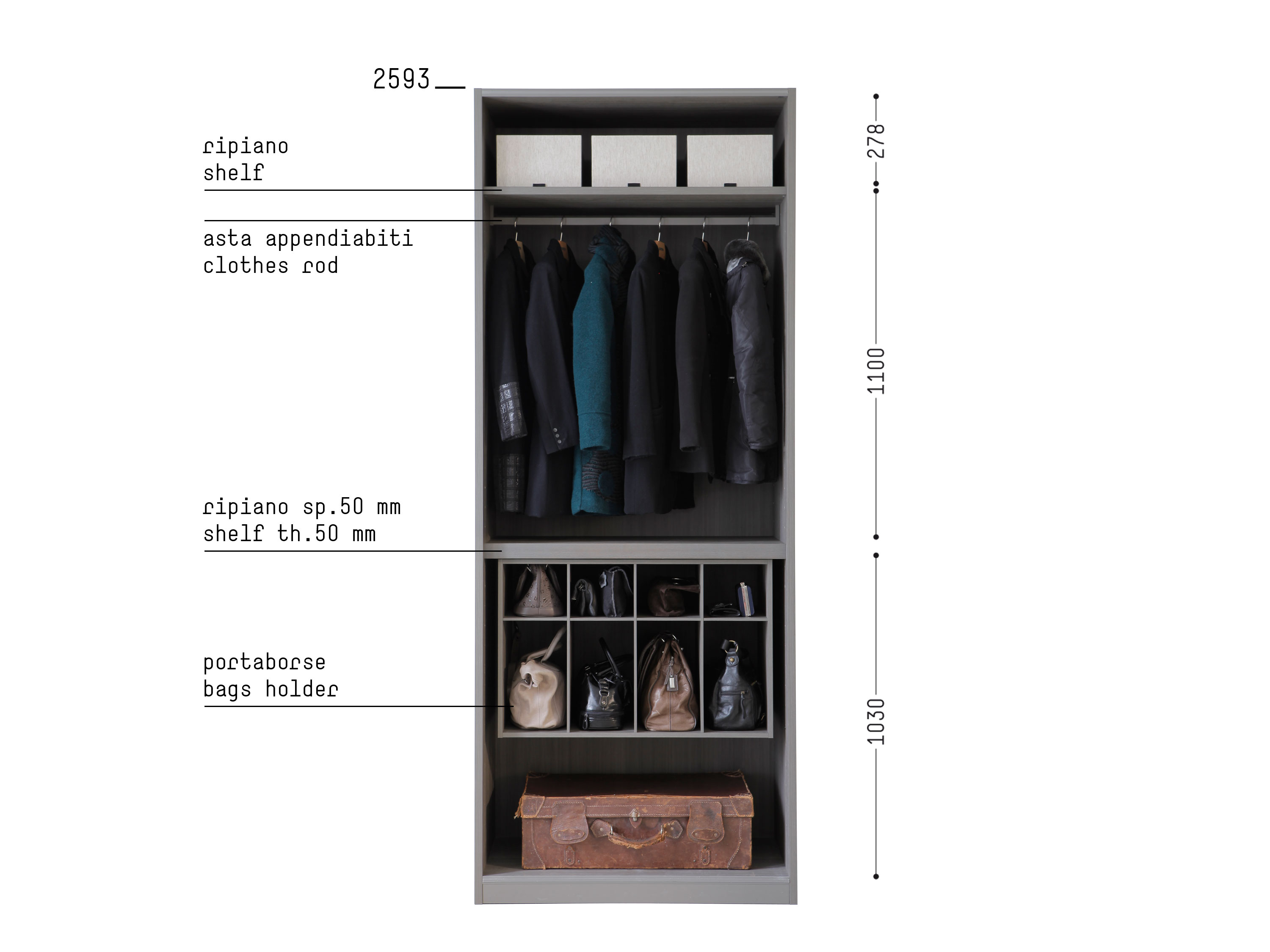 Porro, image:prodotti - Porro Spa - Organizzare l'interno/ Organize the interior